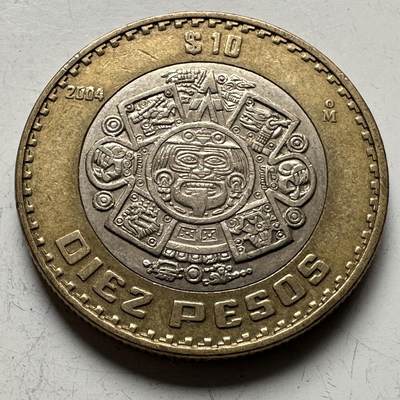 🌹外币初藏🌹🐯2026年第14场  每周二四六晚8️⃣点 接代拍 - 墨西哥2004年10比索