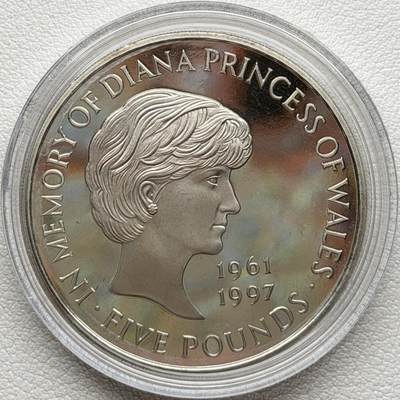 ＜星葵🌻钱币社＞散币克朗场第69期·2月3日发货 - 英国1999年戴安娜王妃5镑克朗型精制纪念币