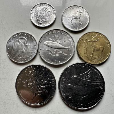 🌹外币初藏🌹🐯2026年第14场  每周二四六晚8️⃣点 接代拍 - 梵蒂冈1976年7枚套