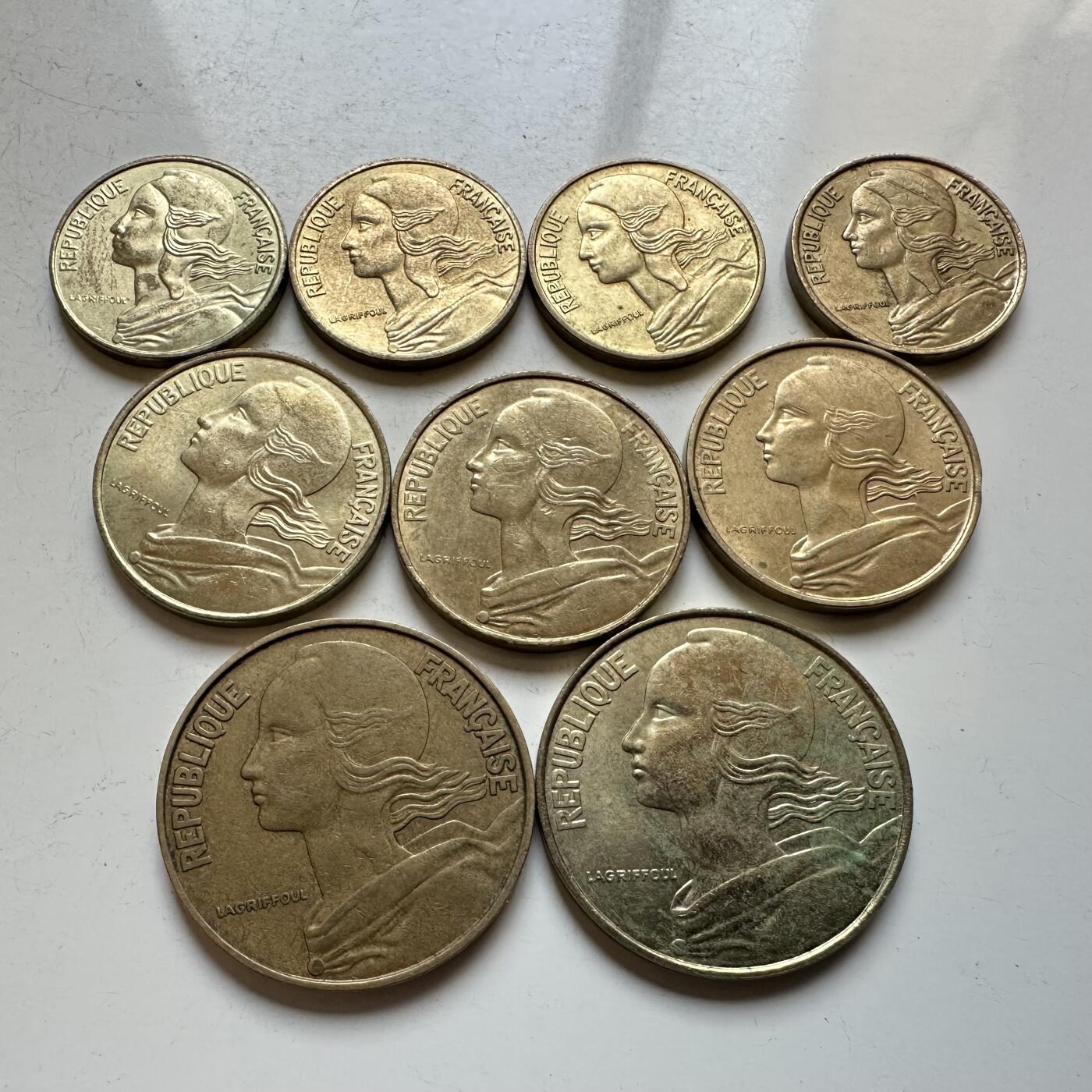 🌹外币初藏🌹🐯2026年第14场  每周二四六晚8️⃣点 接代拍 法国9枚