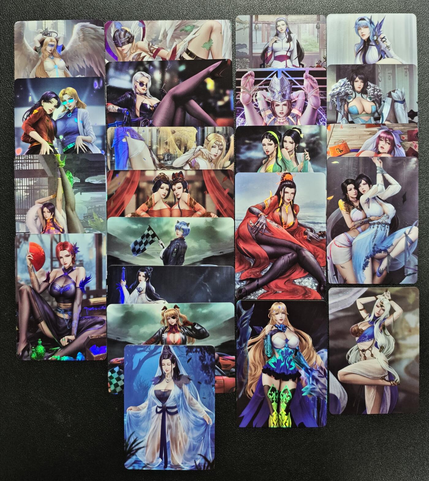 天玑星卡拍第168期《2.3周二截拍艺气风发》持续收拍收评中 满赠卡需备注 动漫美女 彩闪 二十二张 自制卡