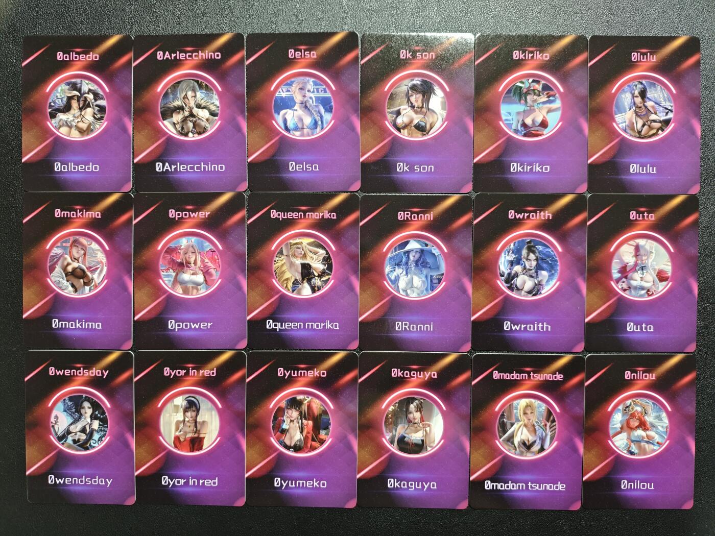 天玑星卡拍第168期《2.3周二截拍艺气风发》持续收拍收评中 满赠卡需备注 动漫美女 星光 十八张 自制卡