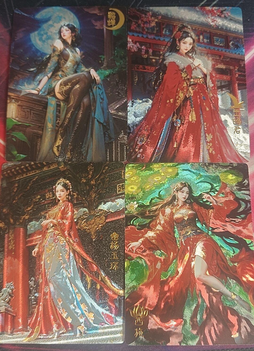 皮卡丘玩转卡牌第三期（接拍中，无佣金，） 奇点，四大美女粗闪一套