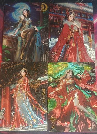 皮卡丘玩转卡牌第三期（接拍中，无佣金，） - 奇点，四大美女粗闪一套