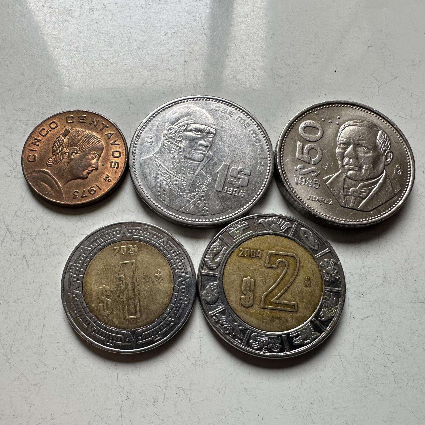 🌹外币初藏🌹🐯2026年第14场  每周二四六晚8️⃣点 接代拍 墨西哥5枚