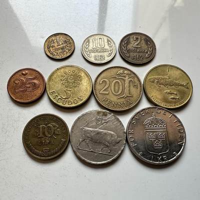 🌹外币初藏🌹🐯2026年第14场  每周二四六晚8️⃣点 接代拍 - 欧洲散币10枚—1