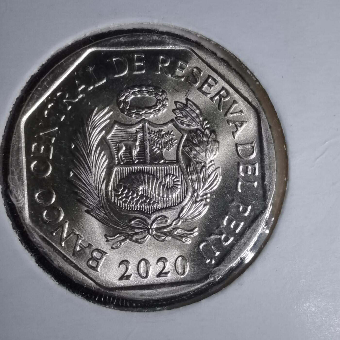 沼泽如烟--第981场 秘鲁2020年1索尔纪念币