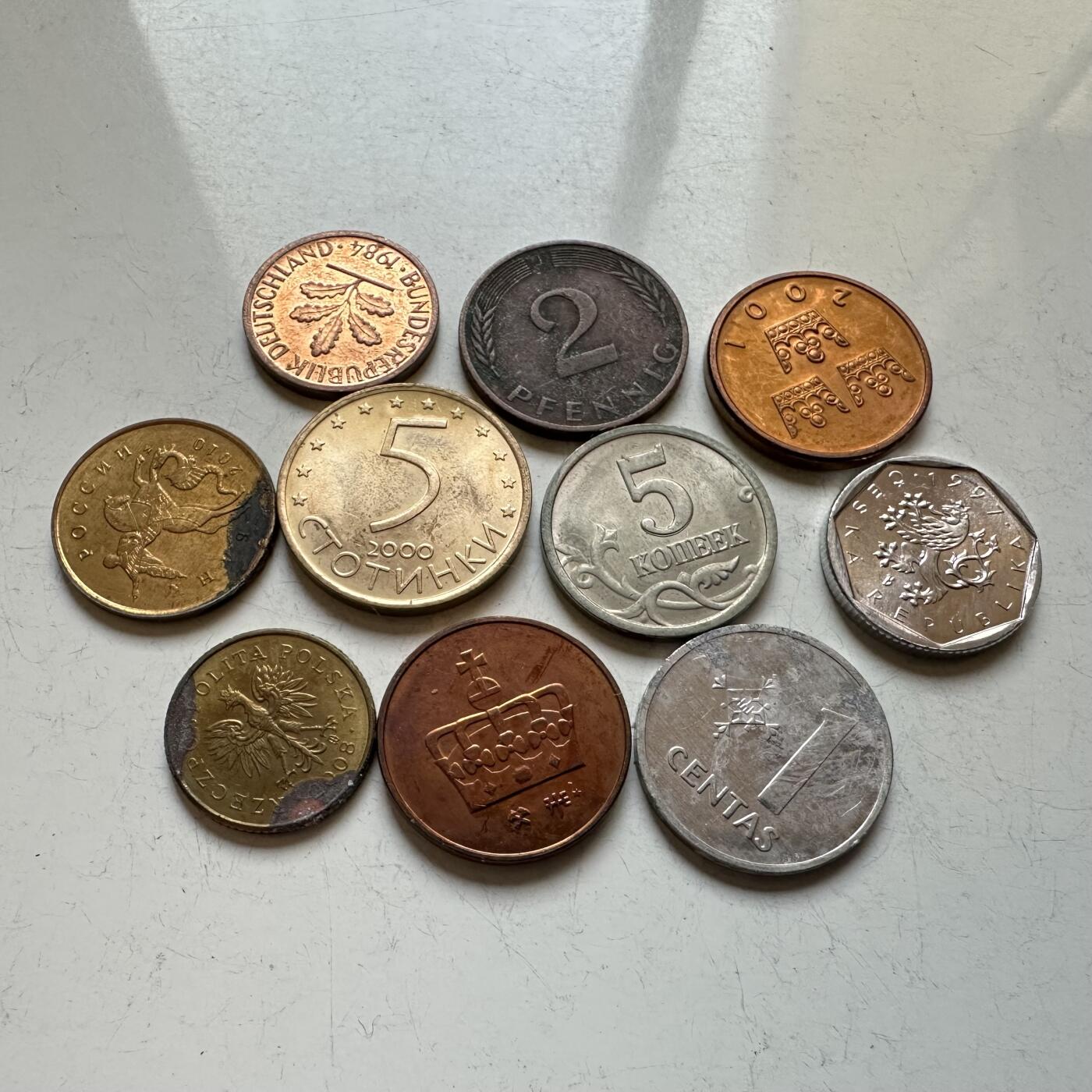 🌹外币初藏🌹🐯2026年第14场  每周二四六晚8️⃣点 接代拍 欧洲散币10枚—4