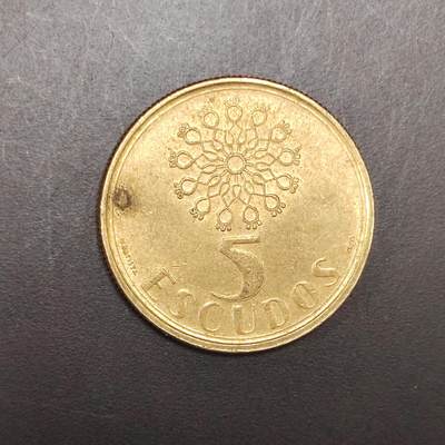 2026C2逸泉钱币C2世界各国纸钞钱币纪念币专场第七场C2 1-420 - 374葡萄牙5埃斯库多硬币