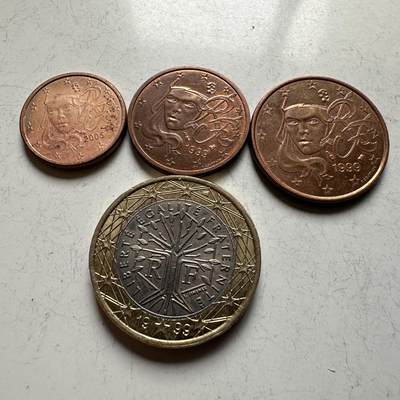 🌹外币初藏🌹🐯2026年第14场  每周二四六晚8️⃣点 接代拍 - 法国四枚