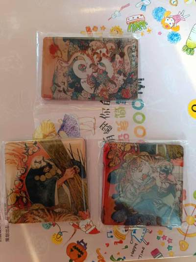 春节前倒数第二场！！龙虎卡牌-七四场（满200元包邮，无佣金，每周六结拍，欢迎送拍） - 冰箱贴 3枚