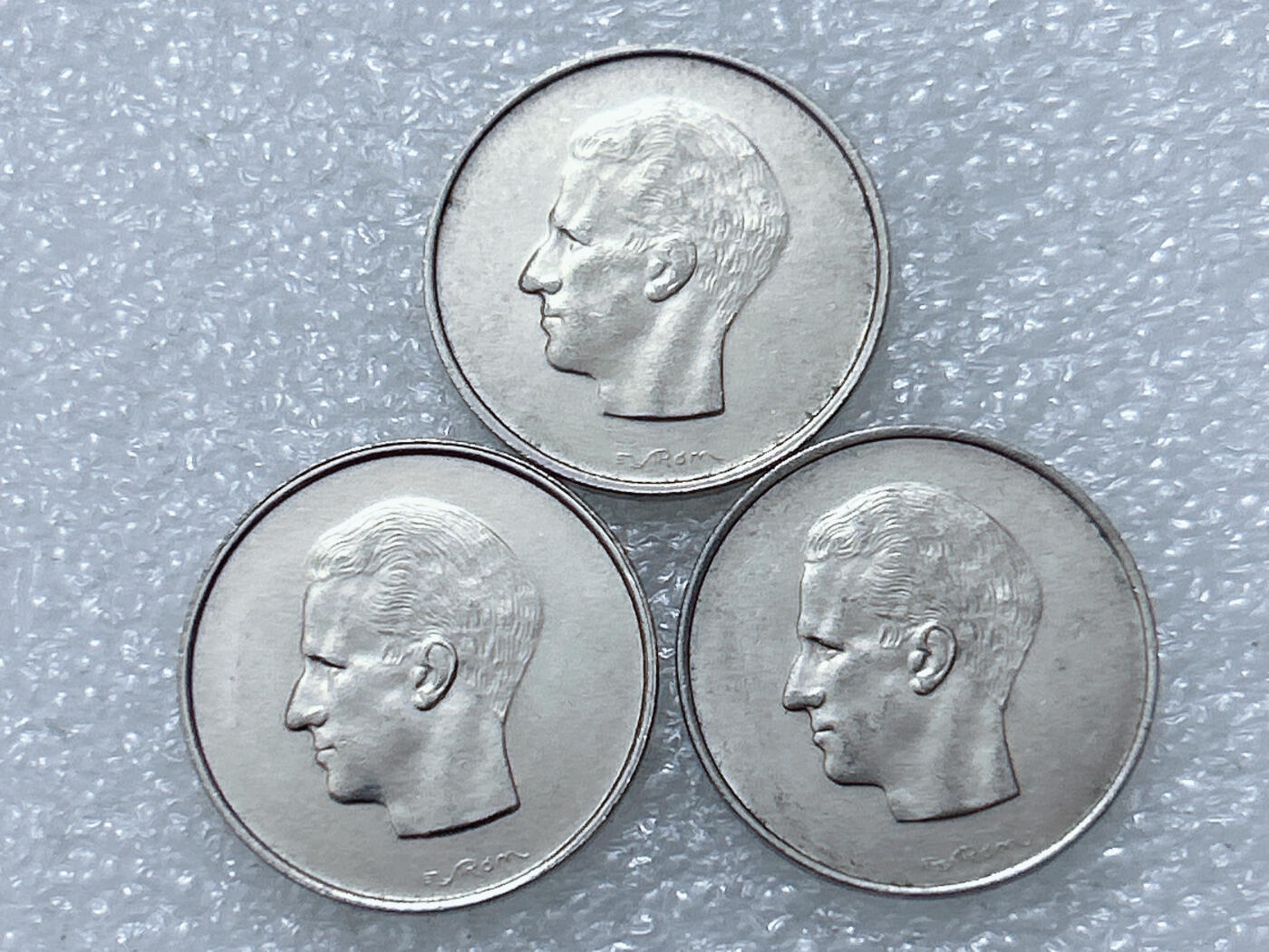 第一海外回流一元起拍收藏 散集专场  第297期 比利时10法郎硬币 3枚 好品