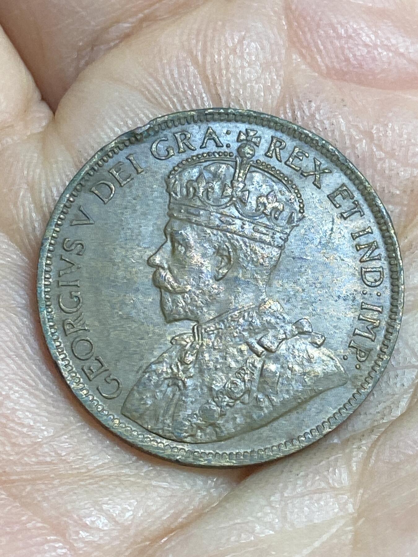 2026年第十六场(总第一百八十五场）外国好品散币场(免佣金) 好品–加拿大🇨🇦1918年1分(乔治五世第一版)