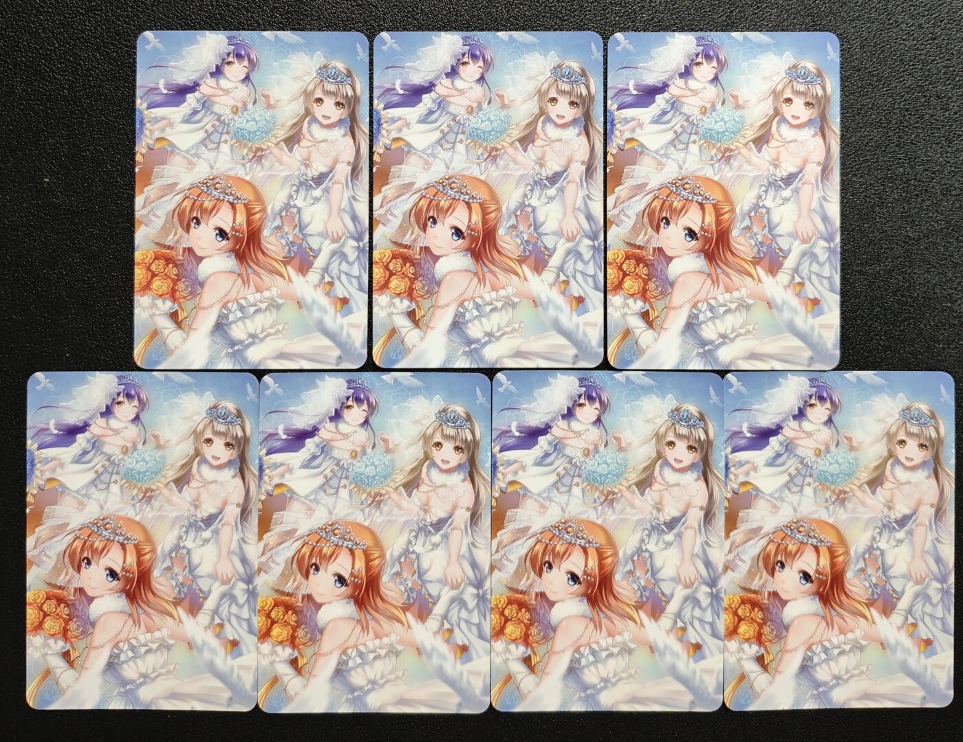 天玑星卡拍第167期《2.2周一截拍》持续收拍收评中 满赠卡需备注 动漫美女 彩闪 七张 自制卡