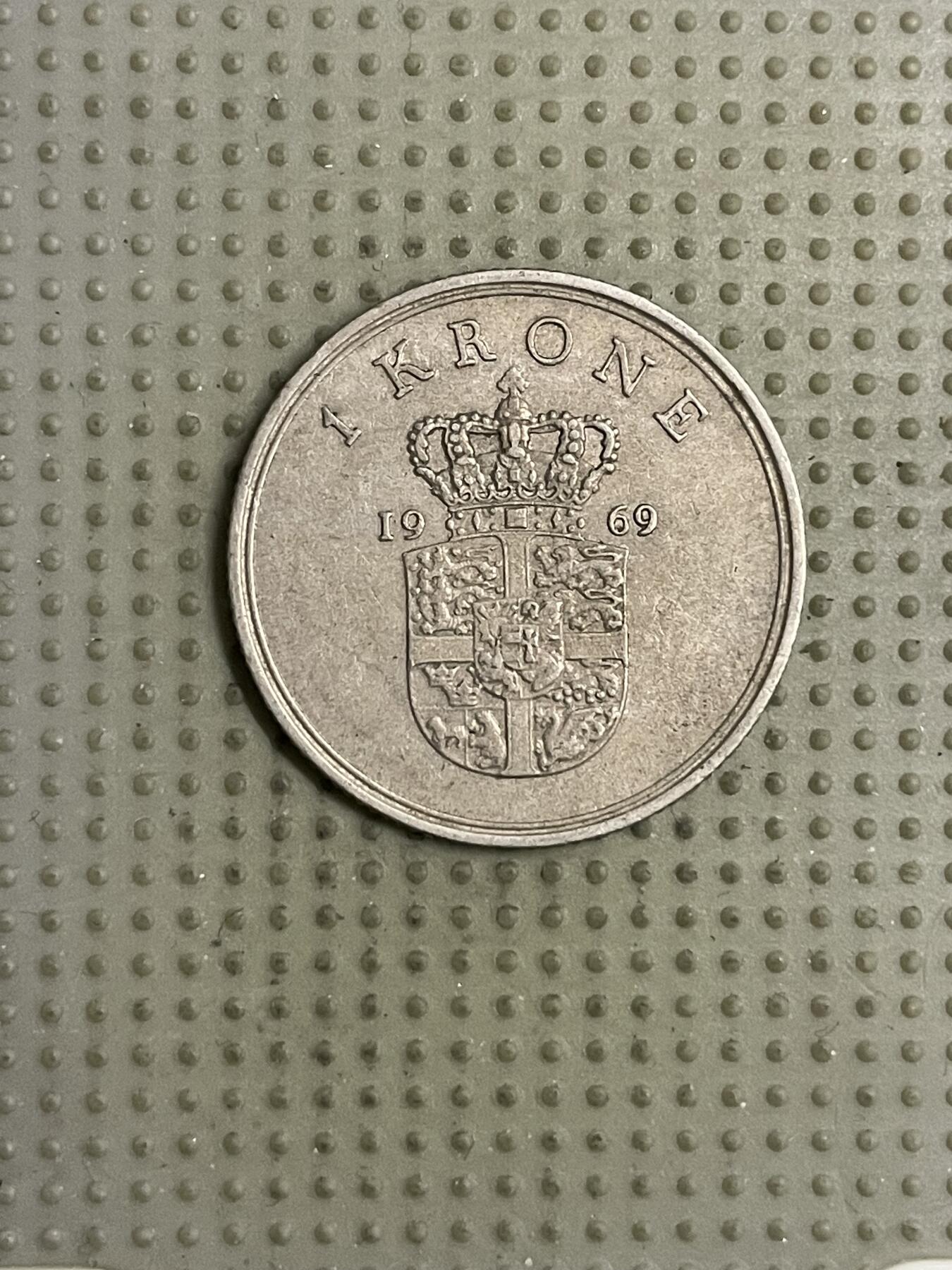 2026年第19场各国散币拍卖（总第169场） 丹麦1969年1克朗