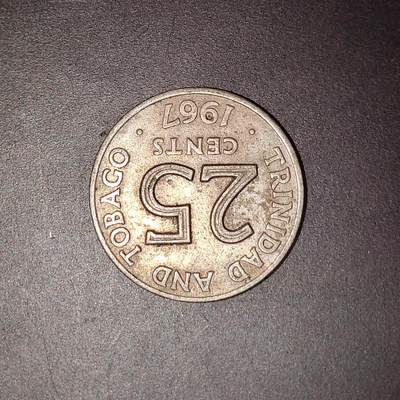 2026C2逸泉钱币C2世界各国纸钞钱币纪念币专场第七场C2 1-420 - 385特立尼达和多巴哥25分镍币