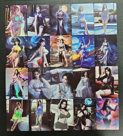 天玑星卡拍第167期《2.2周一截拍》持续收拍收评中 满赠卡需备注 - 动漫美女 彩闪 四十五张 自制卡