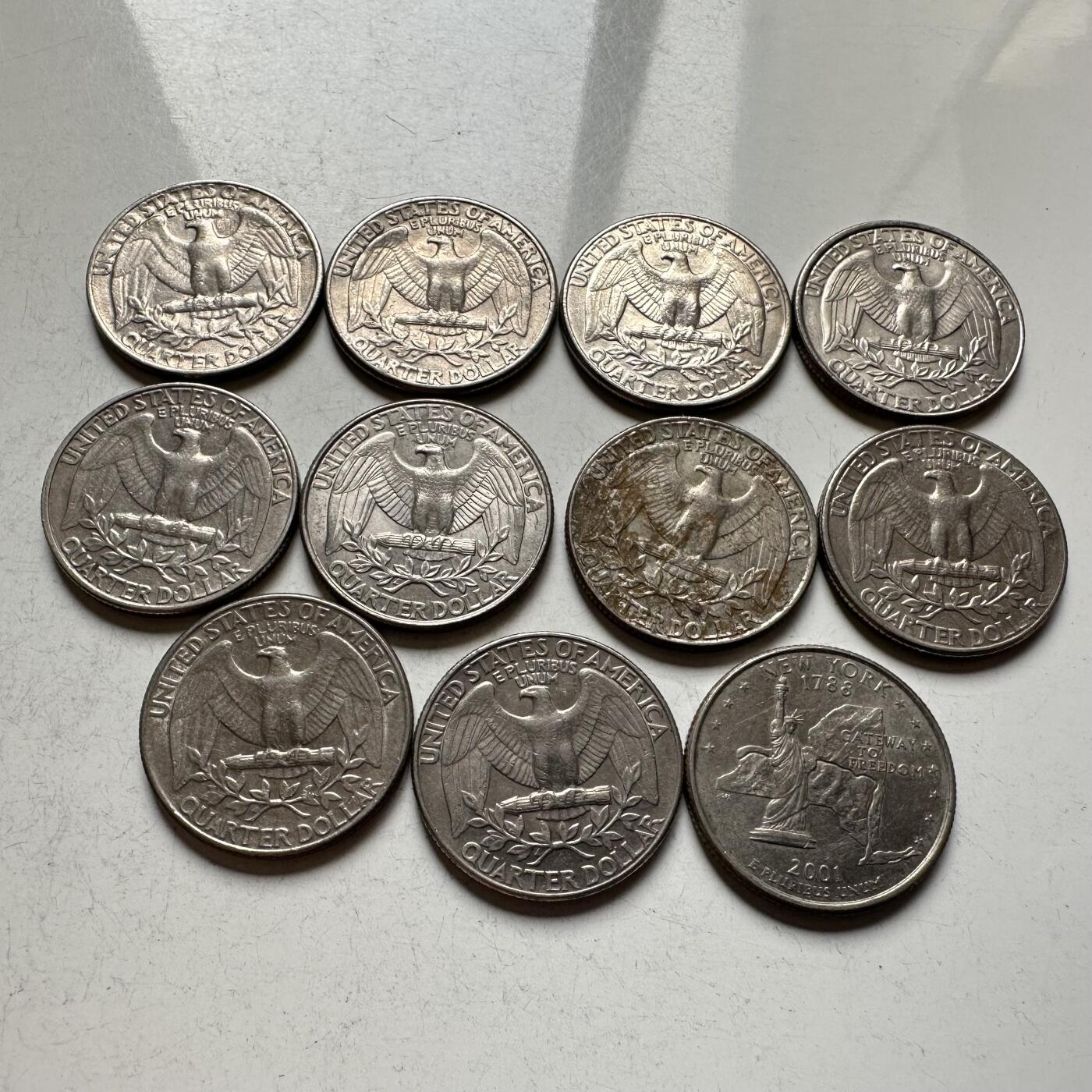 🌹外币初藏🌹🐯2026年第14场  每周二四六晚8️⃣点 接代拍 25美分一组，11枚