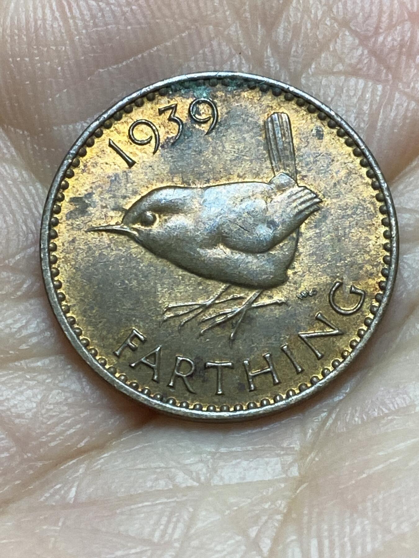 2026年第十六场(总第一百八十五场）外国好品散币场(免佣金) 英国🇬🇧1939年1法新(乔治六世第一版)