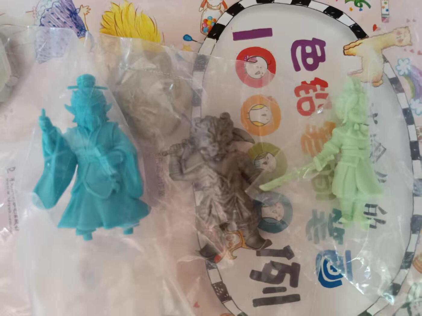 春节前倒数第二场！！龙虎卡牌-七四场（满200元包邮，无佣金，每周六结拍，欢迎送拍） 【原封】卡游三国 橡皮人3个