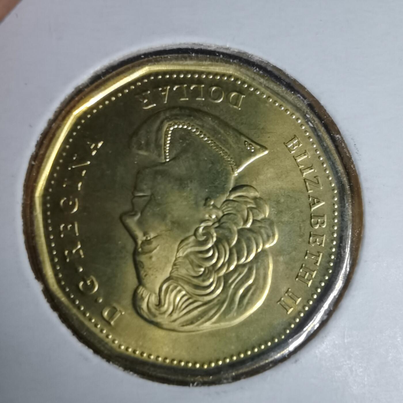 沼泽如烟--第981场 加拿大2020年一元纪念币