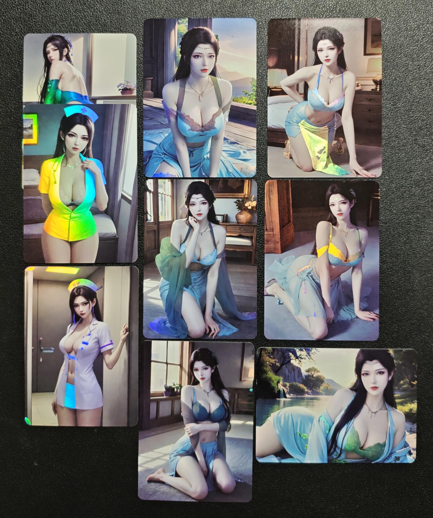 天玑星卡拍第168期《2.3周二截拍艺气风发》持续收拍收评中 满赠卡需备注 动漫美女 白亦君 比比东 波塞西 火灵儿 柳神 魔女 月婵 云曦 云韵 彩闪 三十三张 自制卡