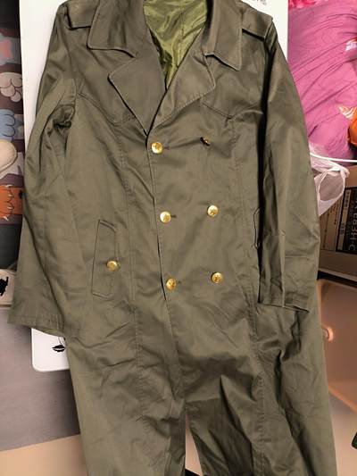 （店主清仓 大量自藏 制服徽章盛宴）罗岚⭐爱藏⭐甄选专拍第五场-分享拍场赚佣（实体经营） - su-M87式陆干部风雨衣 双层面料带内衬 180体型适中者尺码