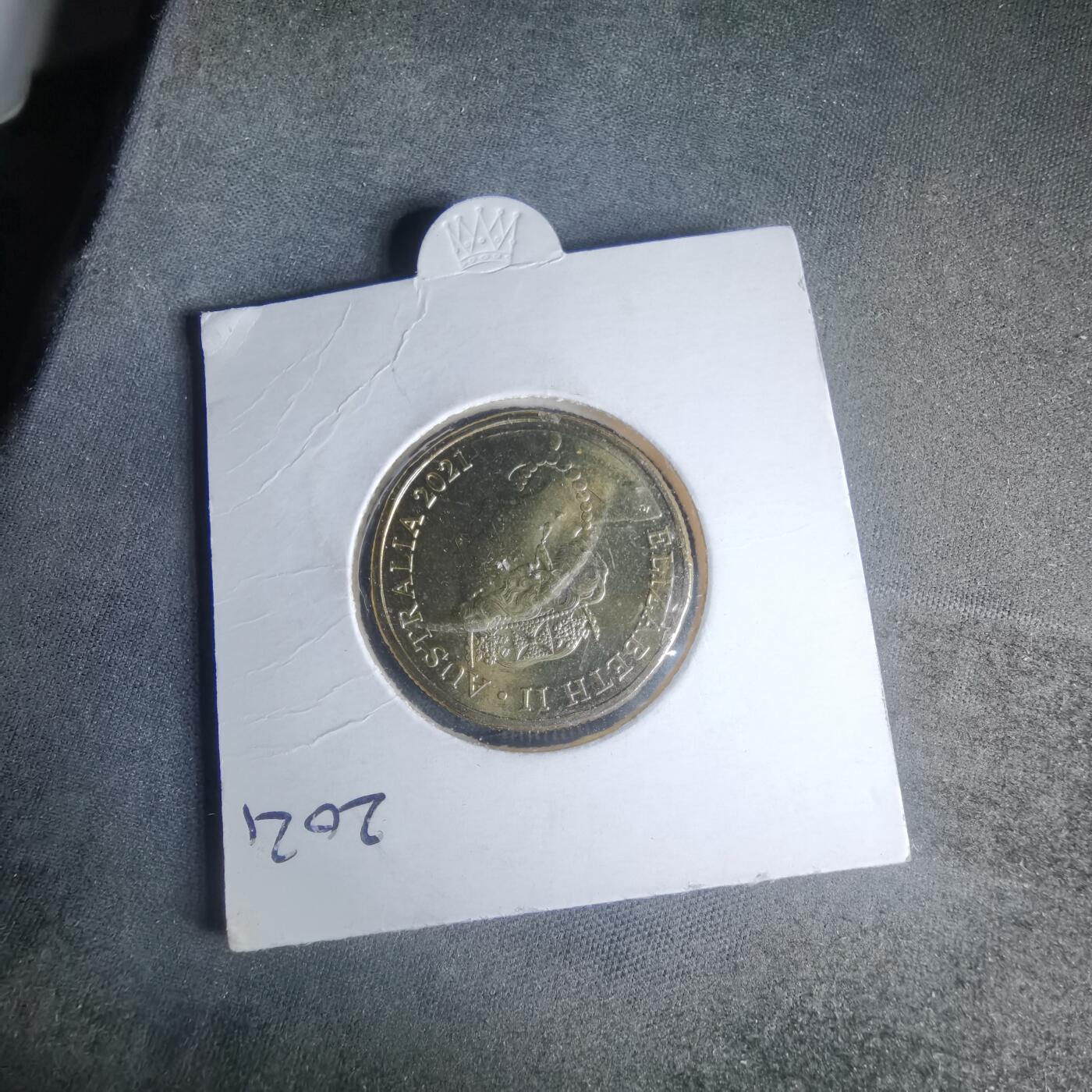 沼泽如烟--第981场 澳大利亚2021年一元纪念币