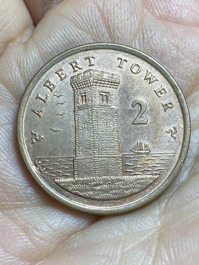 2026年第十六场(总第一百八十五场）外国好品散币场(免佣金) - 英属马恩岛🇮🇲2005年2便士(伊丽莎白二世老年第三套)