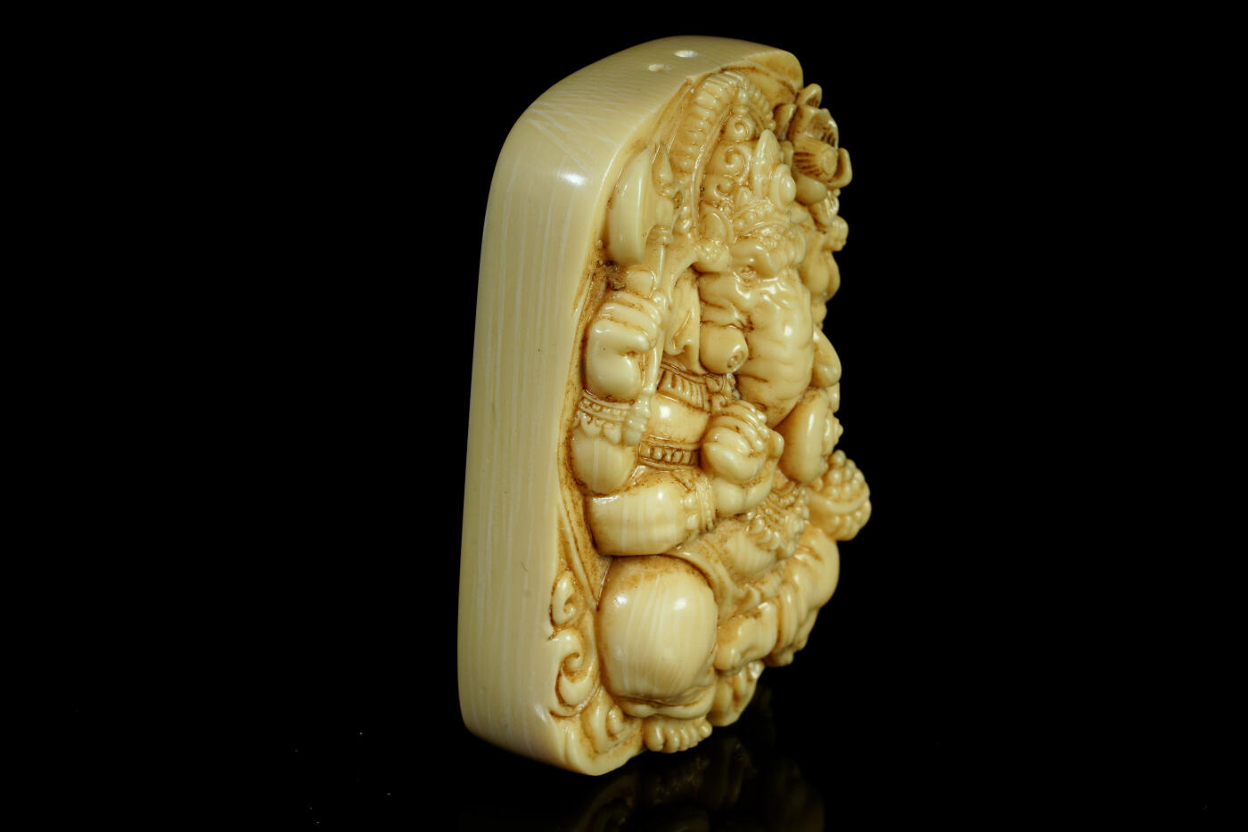 上海都达杂项专场十三（全场包邮】 90年代 老象鼻神挂件