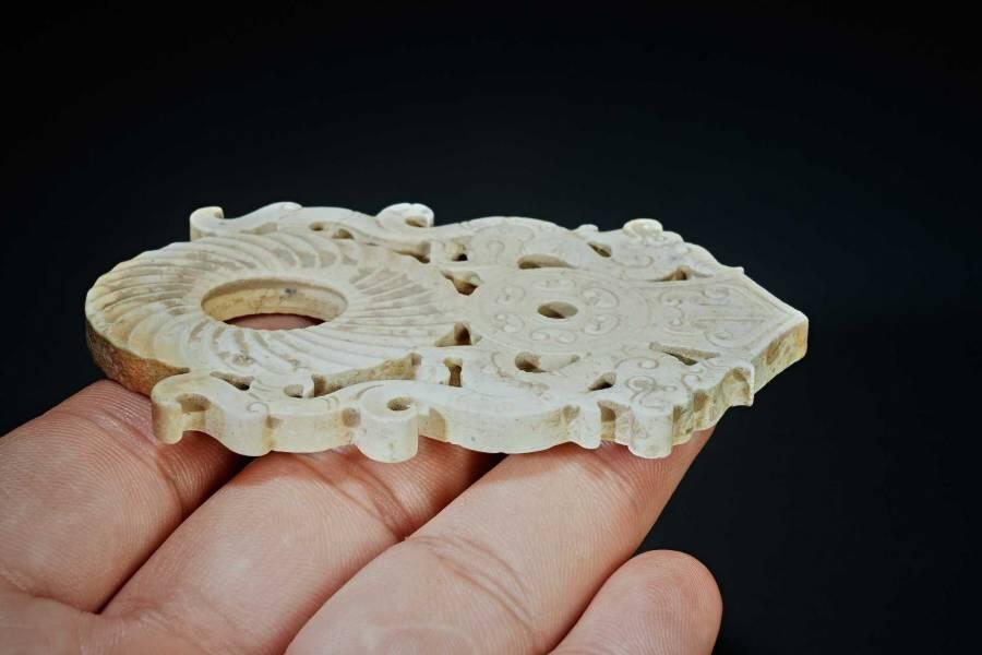 上海都达杂项专场十二（全场包邮】 鸡骨白鸡心玉佩89-25