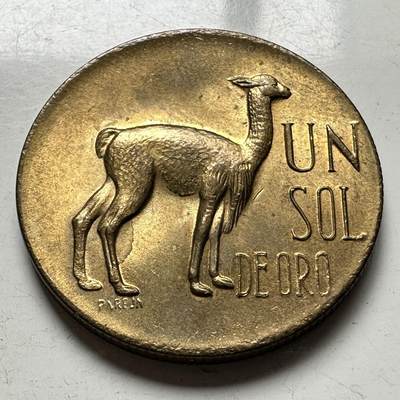 🌹外币初藏🌹🐯2026年第14场  每周二四六晚8️⃣点 接代拍 - 秘鲁1969年1索尔 全新羊驼