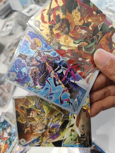 秋原瞳的小店第三十五期（年终大促2/3.进货入册的千万别错过，年味越来越浓了，无限接近快乐的时候那是最快乐的） - 卡游三国精选白玉一组——孙权，张飞，于禁，实物耐看