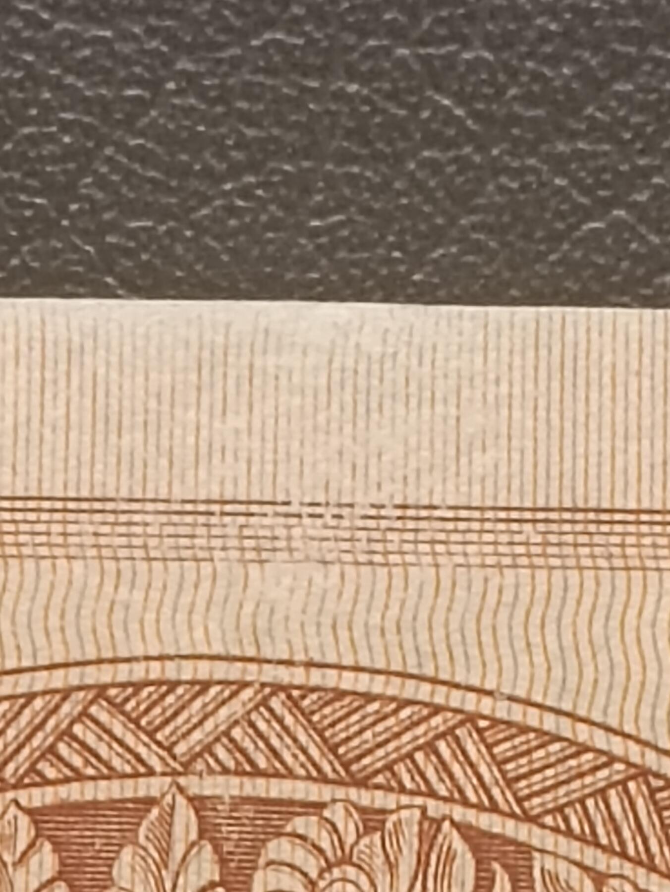 2026二月第一期，总215期 印度尼西亚1952版1000卢比AUNC有图案磨损千位号1624，此版本最大面值，经典佛头形象