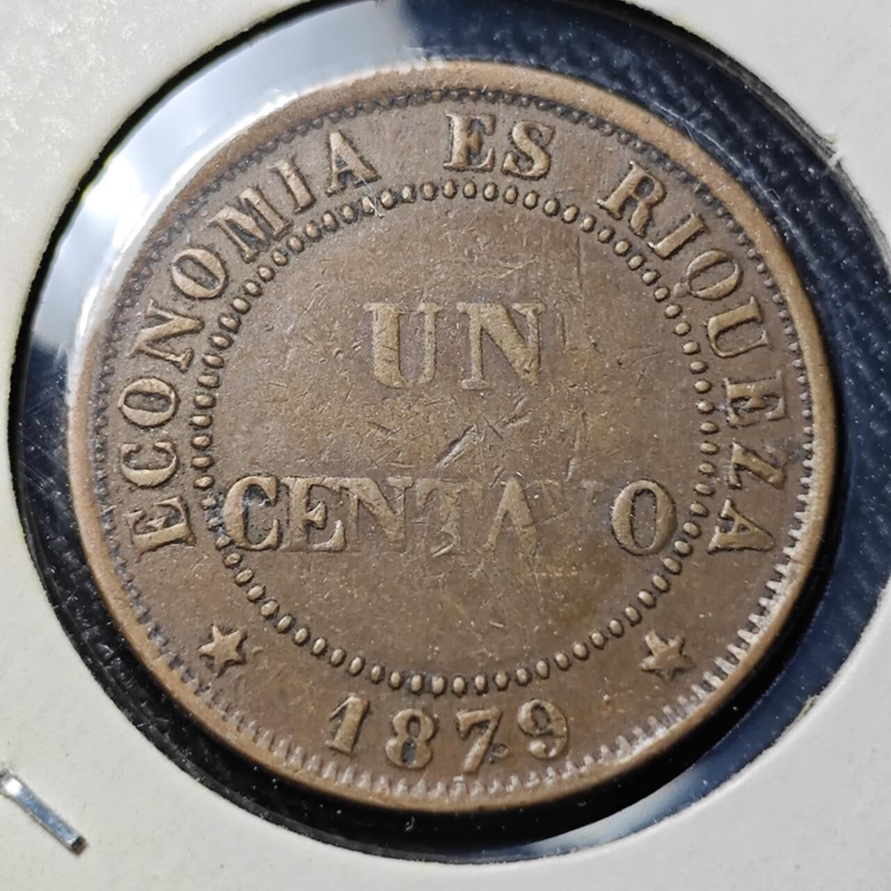 KK钱币收藏小铺  第398期 百期特拍（四拍之二） 2月预留时间 周末发货  1879智利1分铜币