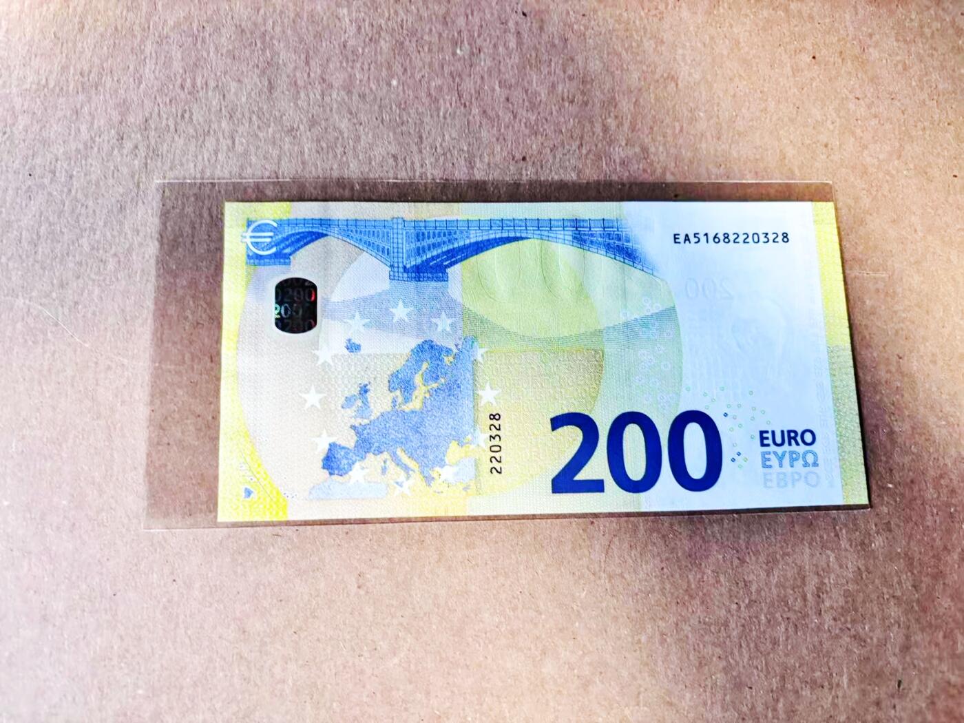 【Blue Auction】世界纸币精拍第781期——18级TOP拍卖/信誉/品质/专业/高效💫 【无47】欧盟 200欧元 全新UNC