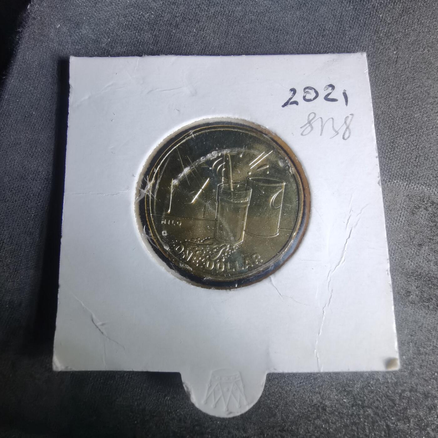 沼泽如烟--第981场 澳大利亚2021年一元纪念币