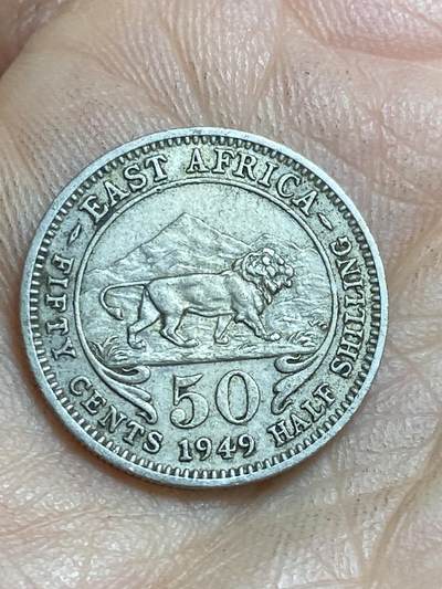 2026年第十六场(总第一百八十五场）外国好品散币场(免佣金) - 英属东非1949年50分(乔治六世第二版)