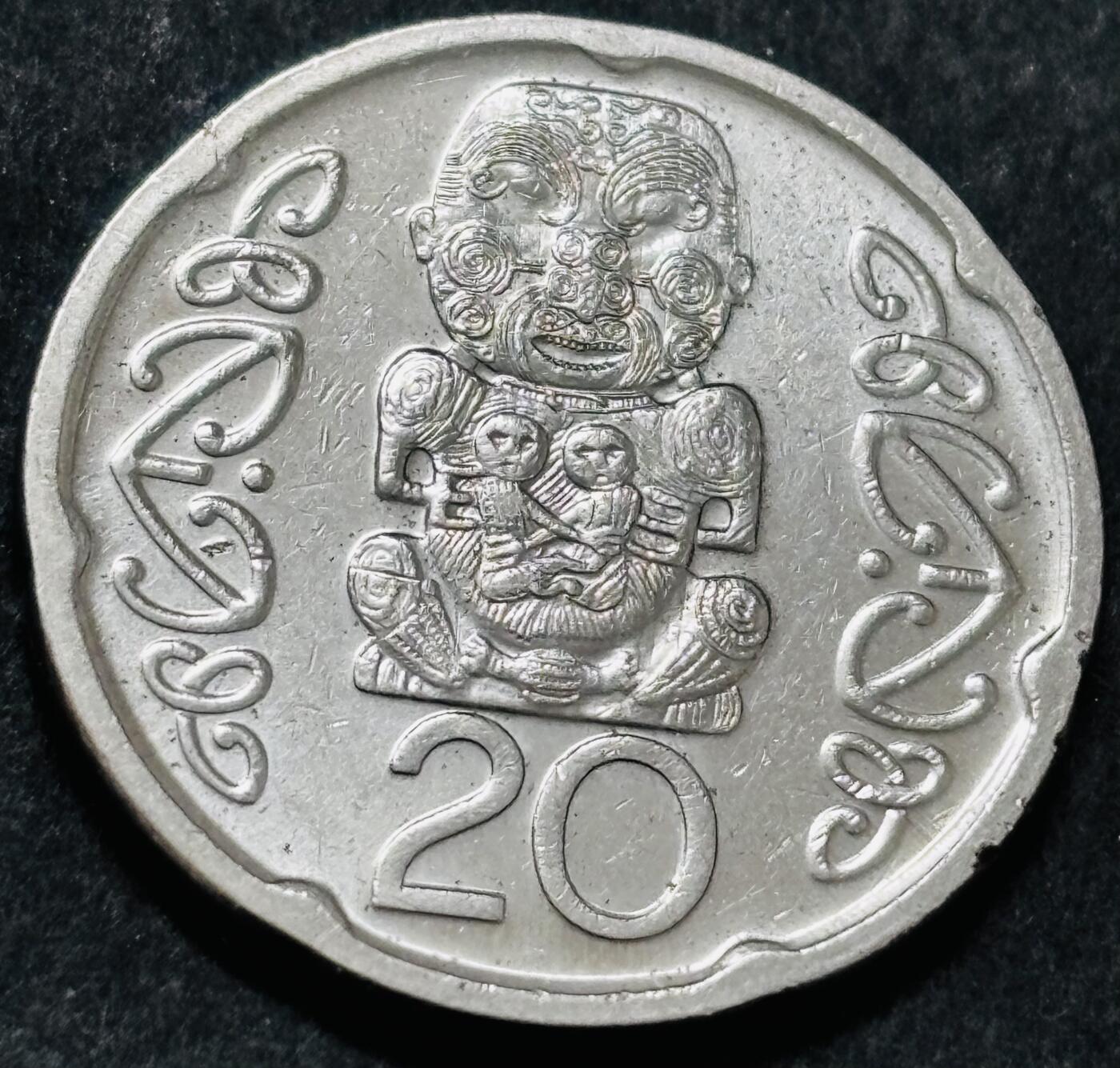 文馨钱币收藏 2026新年第五场（第 291 场）【长期接代拍品】 原光好品 2006 年新西兰土著人生殖器 20 分