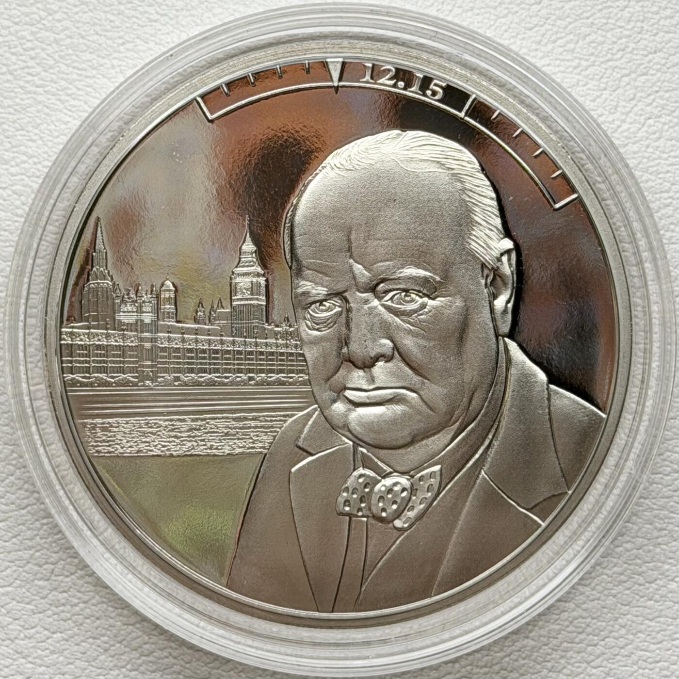 ＜星葵🌻钱币社＞散币克朗场第69期·2月3日发货 根西岛2019年诺曼底登陆24小时·12点15·邱吉尔宣布D-day5镑克朗型精制纪念币