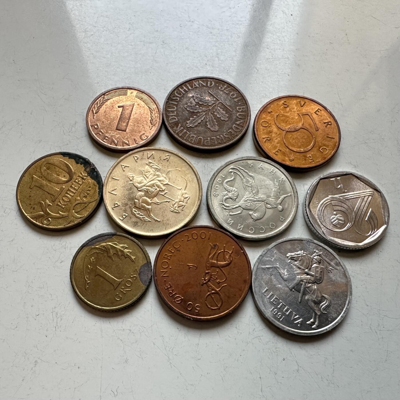 🌹外币初藏🌹🐯2026年第14场  每周二四六晚8️⃣点 接代拍 欧洲散币10枚—4