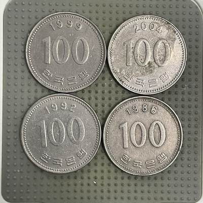 2026年第20场各国散币拍卖（总第170场） - 韩国100韩元4枚