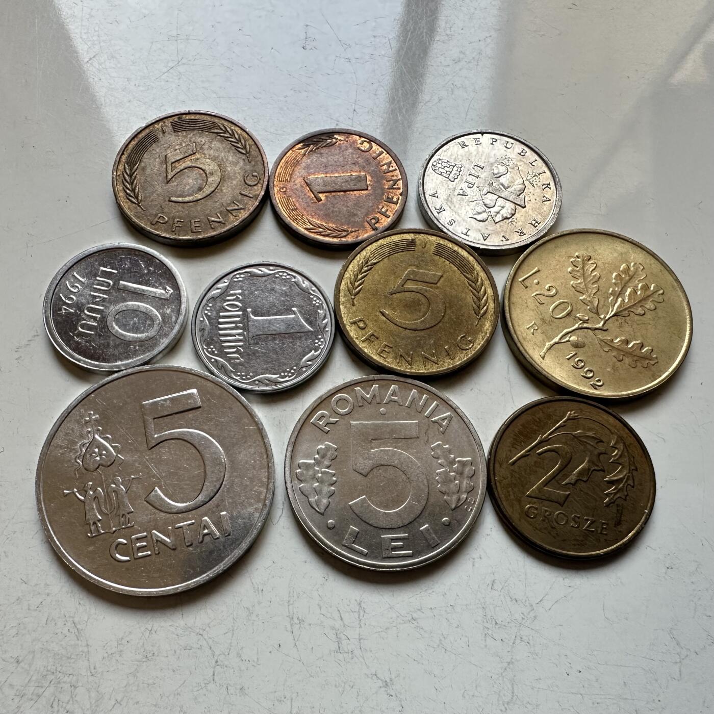 🌹外币初藏🌹🐯2026年第14场  每周二四六晚8️⃣点 接代拍 欧洲散币10枚—2