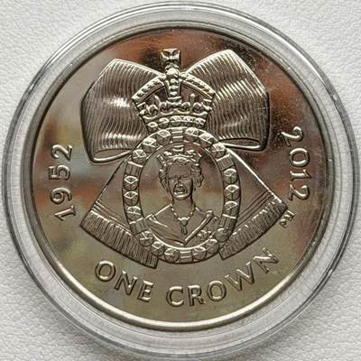 ＜星葵🌻钱币社＞散币克朗场第69期·2月3日发货 - 阿森松岛2012年女王登基60周年1克朗纪念币