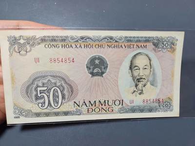 1月31号晚上8点 外国纸币自动截拍第16场 - 越南50新品轻微黄