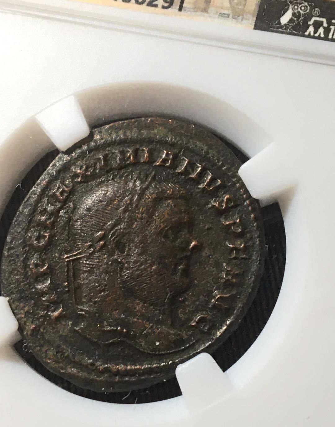 嘉宝良覃世界勋赏第24期拍卖 古罗马马克西米安努斯二次复出铜币