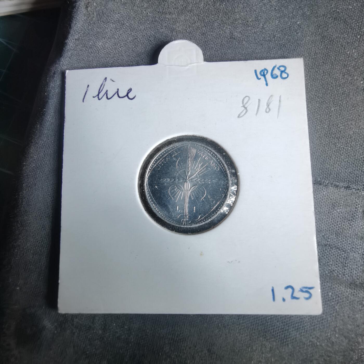 沼泽如烟--第981场 梵蒂冈1里拉