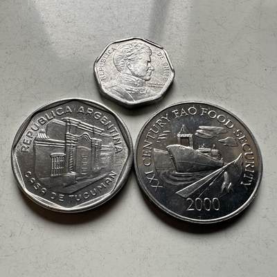 🌹外币初藏🌹🐯2026年第14场  每周二四六晚8️⃣点 接代拍 - 美洲铝币3枚