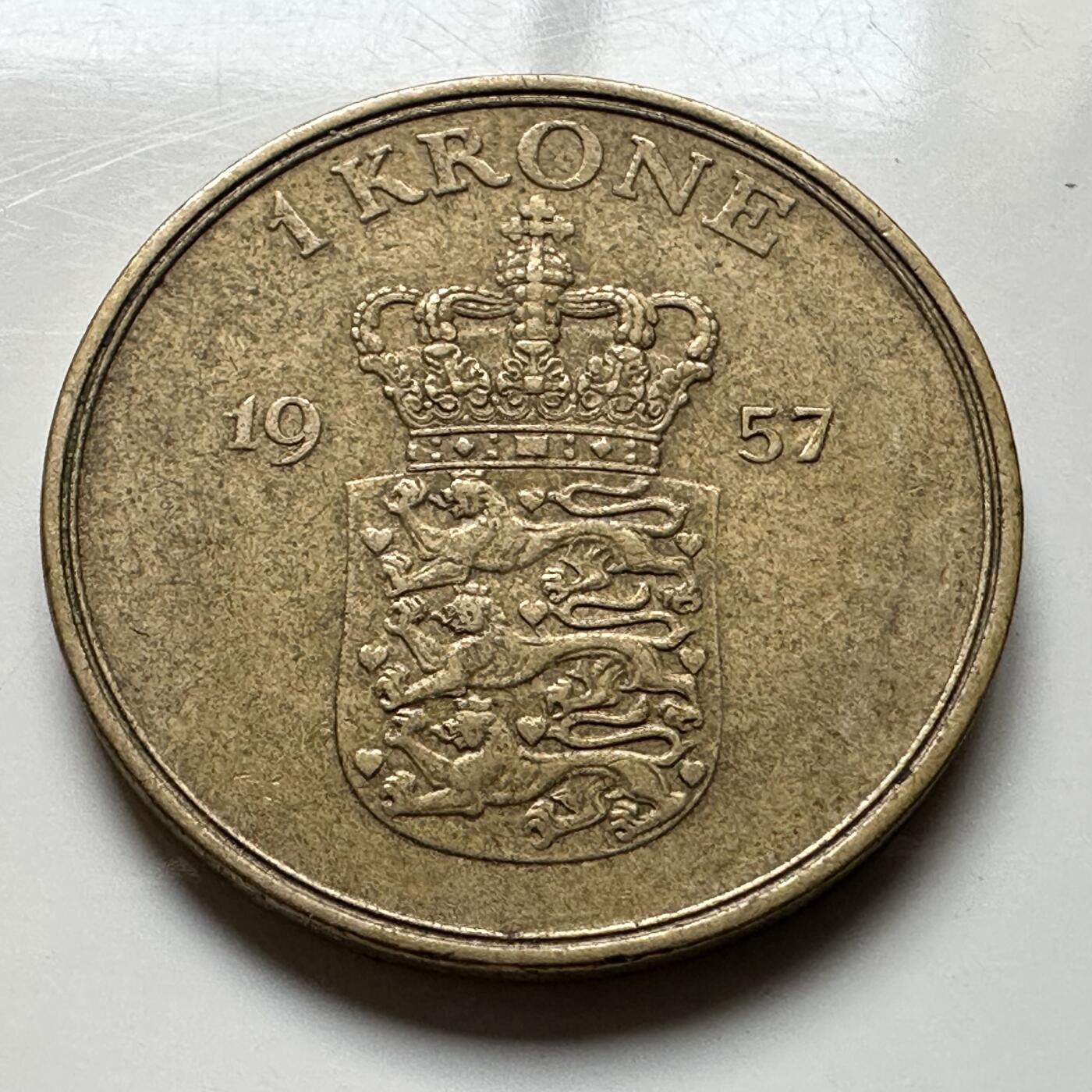 🌹外币初藏🌹🐯2026年第14场  每周二四六晚8️⃣点 接代拍 丹麦1957年一克朗