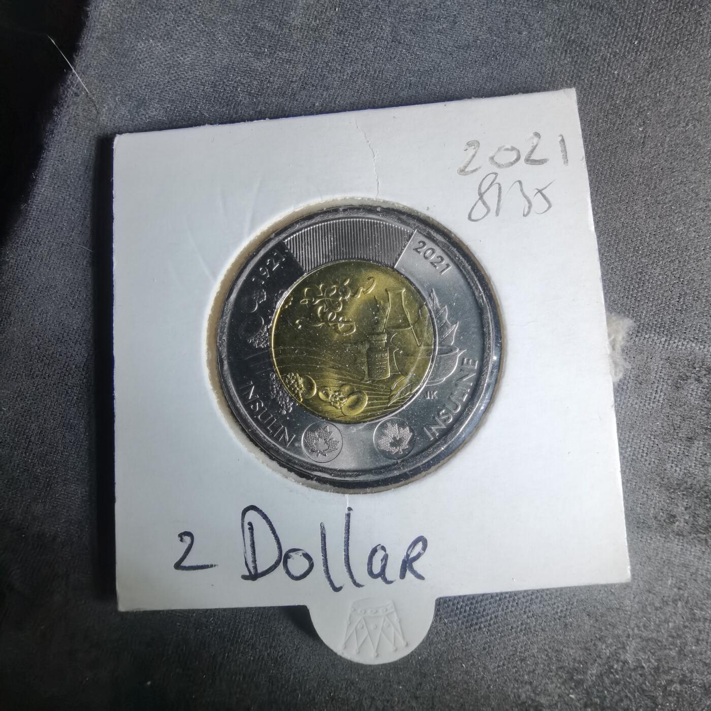 沼泽如烟--第981场 加拿大2021年二元纪念币